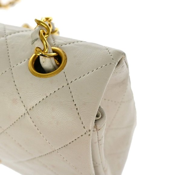 CHANEL CC Logo Matelasse 23 Chain Shoulder Bag Leather WE GHW Vintage - Picture 9 of 16